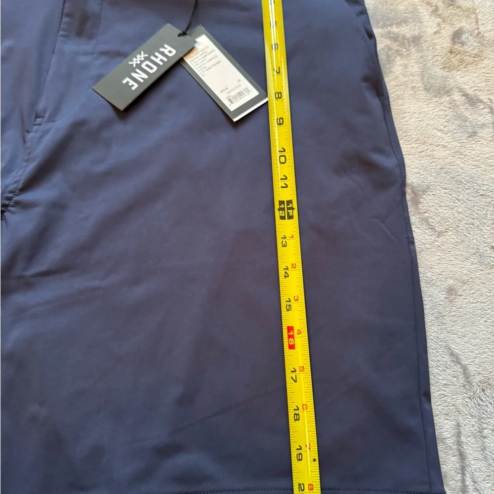 Rhone Commuter Shorts Men’s Size 40 Navy 9” Inseam Flex-Knit NEW $98 MSRP - Picture 6 of 8